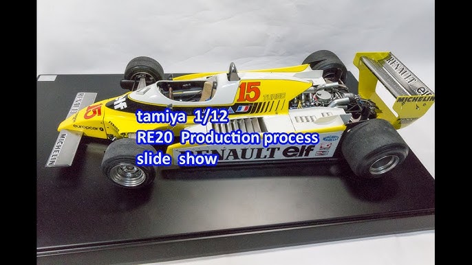 Tamiya Maquette Formule 1 : Renault RE 20 Turbo pas cher 