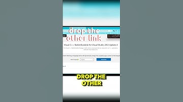 How to fix MSVCP120.dll & MSVCP110.dll Missing Errors for games and windows 🎮 🧬 #dllfix
