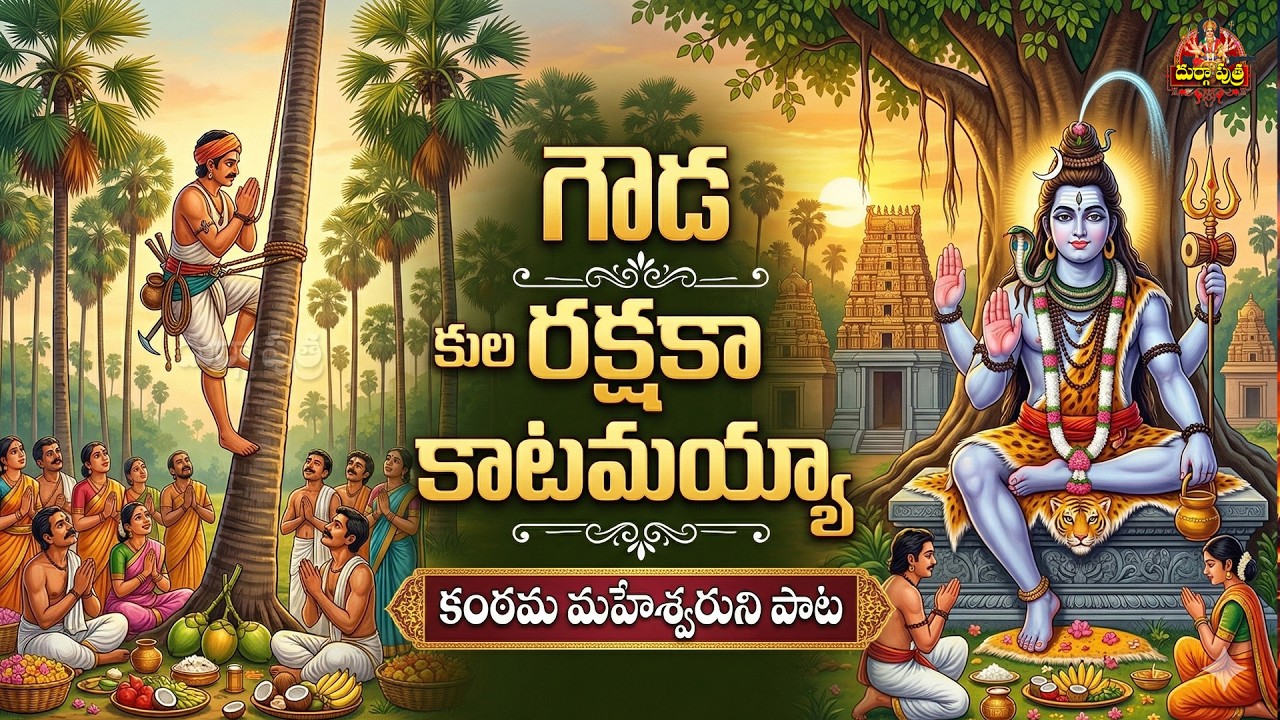 గౌడ కుల రక్షకా కాటమయ్యా 🔱 | Gouda Kula Rakshaka Katamayya Devotional Song | Kanthama Maheshwara Song