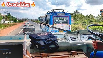 Overtaking TNSTC EXPRESS koyembedu VS APSRTC EXPRESS Venkatagiri