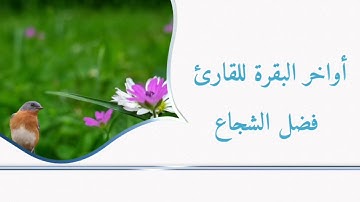 أواخر سورة البقرة#آمن_الرسول  بصوت القارئ فضل الشجاع
