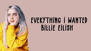 ​Billie Eilish - everything i wanted(lyrics)