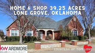Homes for Sale in Oklahoma | House with Shop on Fenced 39 Acres | Living in Oklahoma