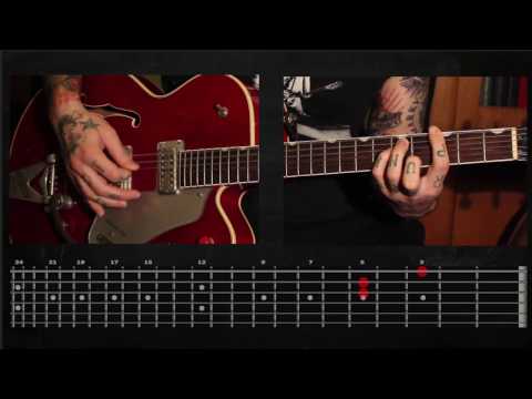 Sasha Rock'n'Roll guitar lessons- Ramones (Do You Remember Rock'n'Roll Radio) видео урок №8 tutorial