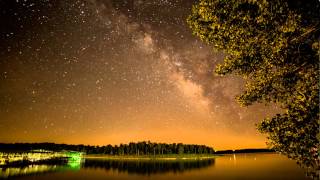 Milky Way over lake Norfork