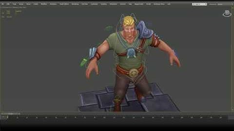 Warrior Character ( game ready )