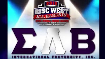 RISC WEST 2015 - Sigma Lambda Beta Fraternity, Inc.