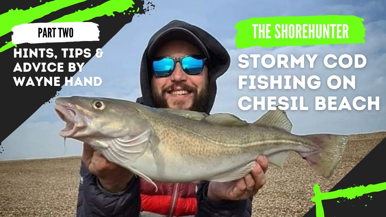 Cod Fishing, Chesil Beach. Hints, Tips & Coaching on a Stormy Beach By