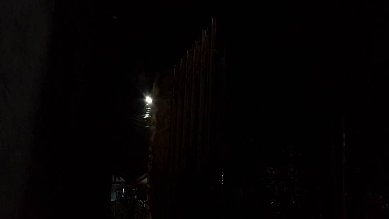 rainy weather in the evening 