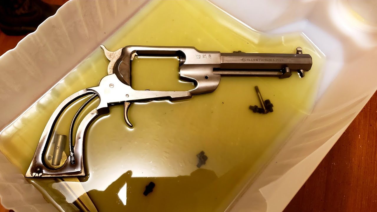 How To Remove Bluing From Handgun