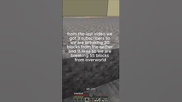 Every subscribers this video get i will destroy 10 blocks from the nether day 9 #shorts #minecraft