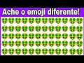 qual é o emoji diferente   encontre o emoji diferente em 30 segundos! encontra o diferente 35