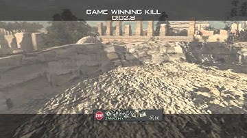 Insane MW3 Erosion Out Of Map Shot!
