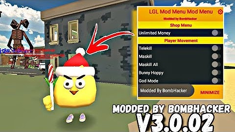 Chicken Gun Mod menu |✅ 3.0.02 |Modded by BombHacker