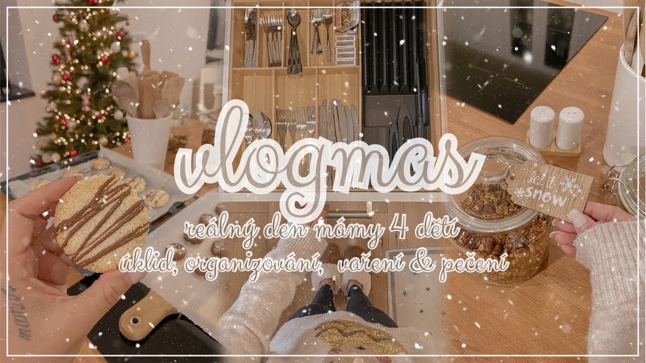 VLOGMAS #3 | reálný den mámy 4 dětí - úklid, organizování, vaření & pečení ✨ Vánoce 2023