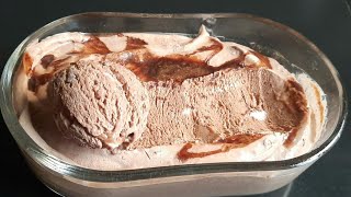 Easy Homemade Chocolate Icecream Recipe (only 4ingredients)