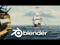 Ship Battle Blender Animation Tutorial