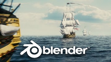 Ship Battle Blender Animation Tutorial