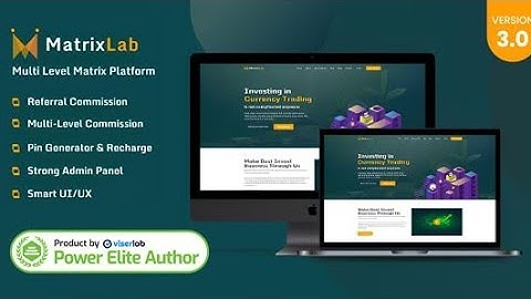 How To Make Complete Multi level marketing Website ll Matrix Lab PHP Script ll Free Source Code