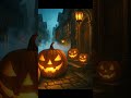 Halloween Street – Jack-O’Lantern Glow 🌙🎃 | AI Cinematic Short #shorts  #aiart  #halloween   #spooky