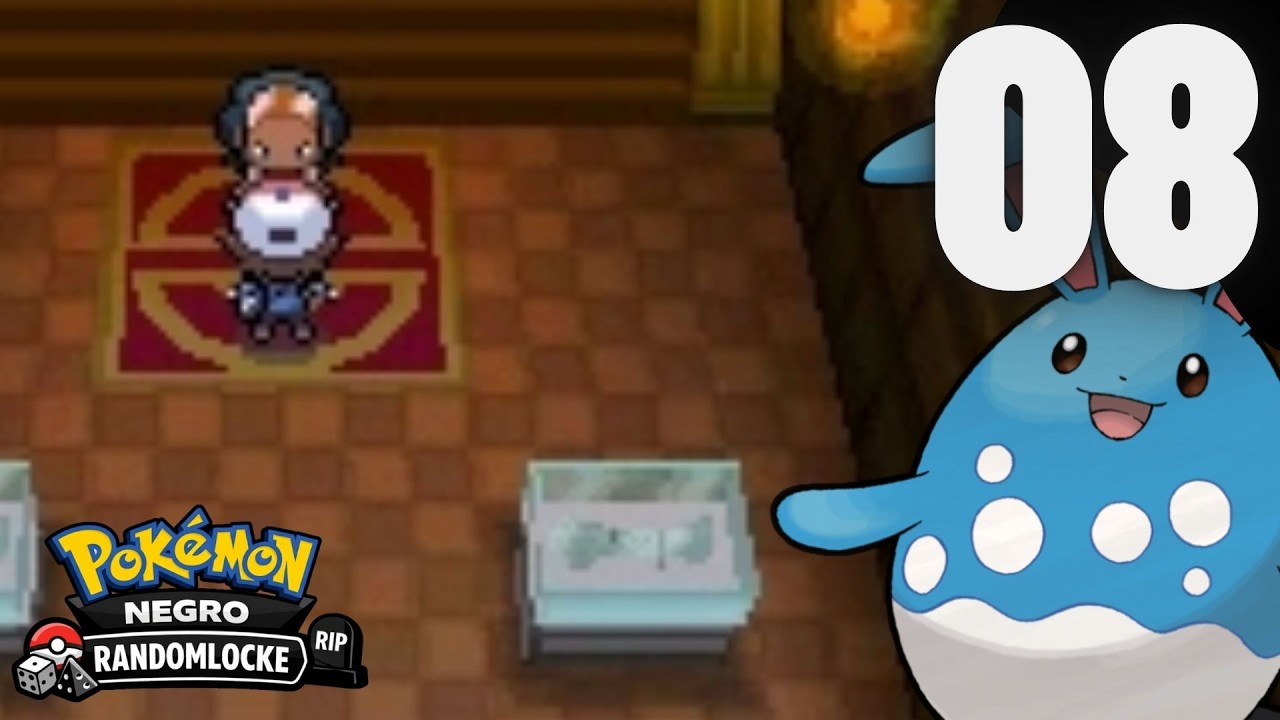 LA SEGUNDA MEDALLA DE GIMNASIO 🖤​ Pokémon Negro Randomlocke Ep.08