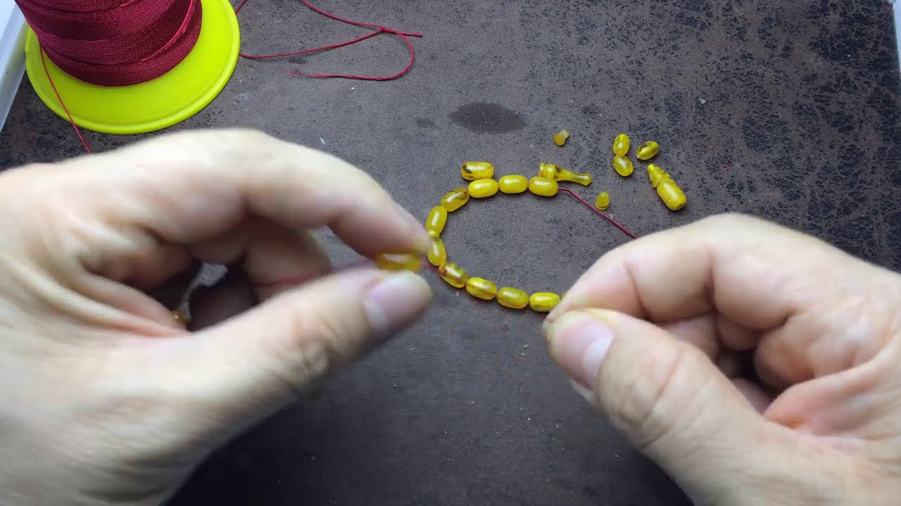 Tespih Sistemini Çoklu İple Burgu Yapma, Tesbih Sistemli Püskül.