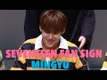 SEVENTEEN セブチ サイン会 ミンギュ