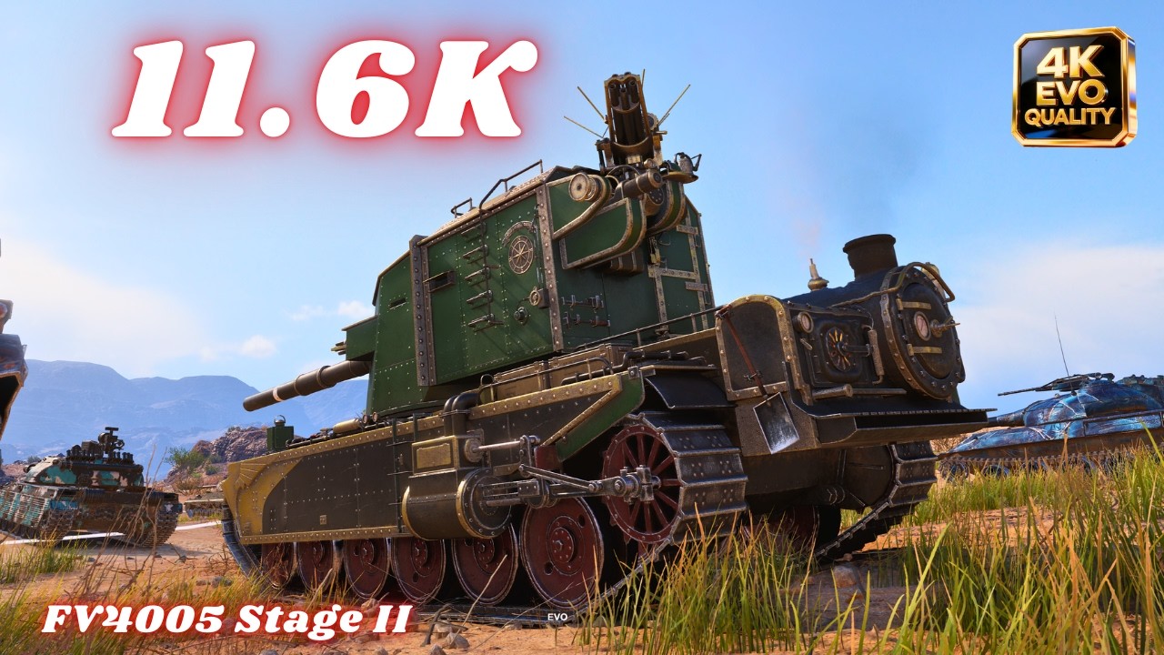 FV4005 Stage II  11.6K Damage 6 Kills & FV4005 Stage II  12K Damage 8 Kills World of Tanks 