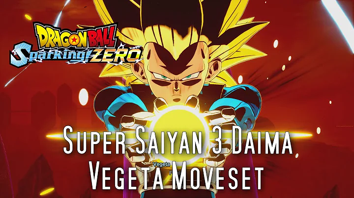 Dragon Ball Sparking ZERO Super Saiyan 3 Vegeta (Daima) Moveset