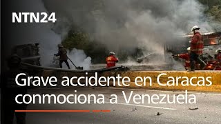 Thumbnail for Un grave accidente de tránsito en Caracas conmociona a Venezuela
