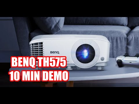 BenQ TH575 10 min demo / test (colors, contrast, audio