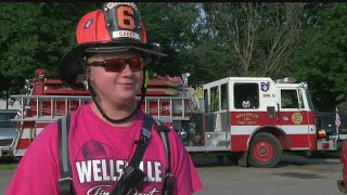 Wellsville program exposes teens to firefighting