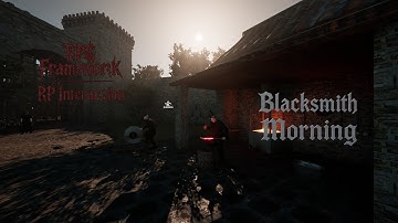RPG Framework | RP Interaction | Blacksmith Morning Demo | Unreal Engine 5 Routine AI