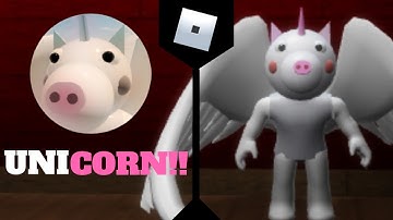 How To Get "UNICORN!!!" Badge And Secret Morph In Piggy RP: Infection! [ Roblox ]