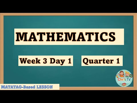 MATATAG MATHEMATICS GRADE