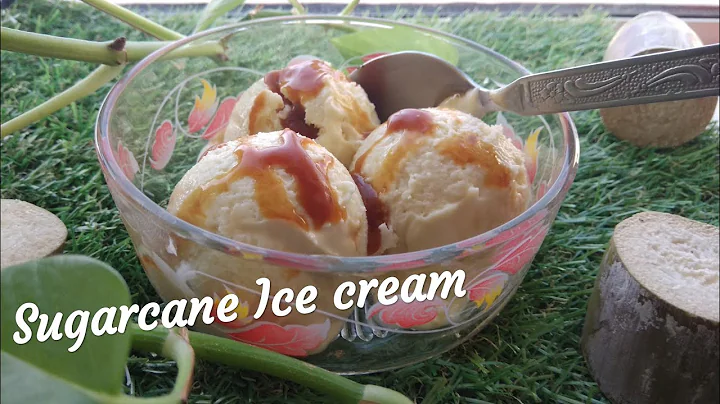 Sugarcane ice-cream | Prasadam | The Cooking Hub