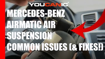 Mercedes-Benz AirMatic Air Suspension Malfunction Common Problems - Up Arrow - Car Lowered Dropped