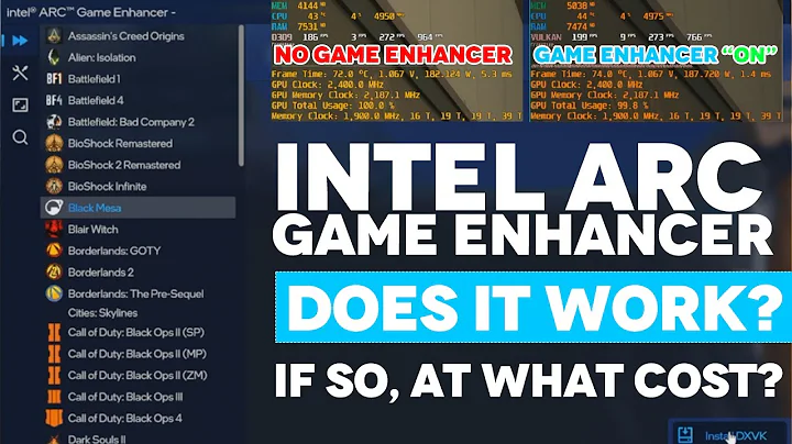 Maximieren Sie Ihre Gaming-Performance mit Intel Arc Game Enhancer