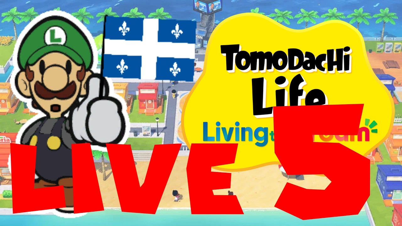 LIVE Tomodachi Life mais c'est juste des célébritées Québecoises (SINK!!)