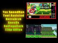 [Tas Speedrun][Super Nintendo][New Super Mario World Overworld statusbar][Player 2] 720p60fps SFDark