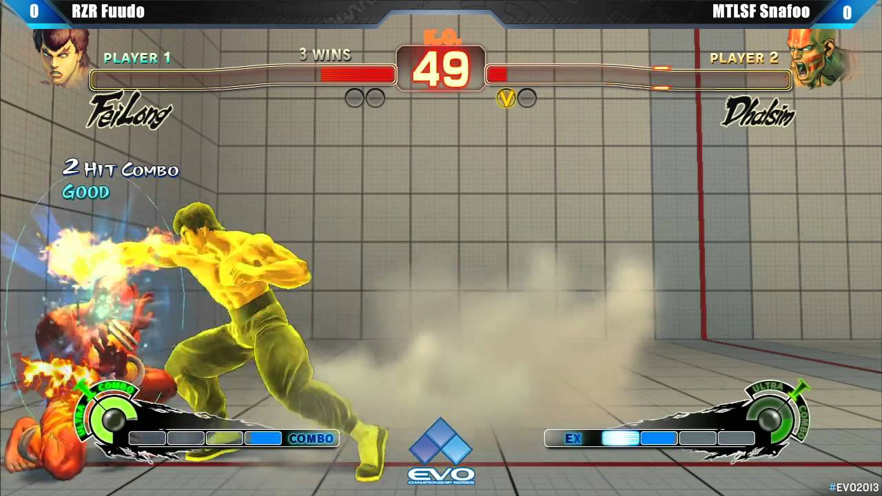 [EVO 2013 SSFIV AE] RZR Fuudo (Fei Long) vs MTLSF Snafoo (Dhalsim)