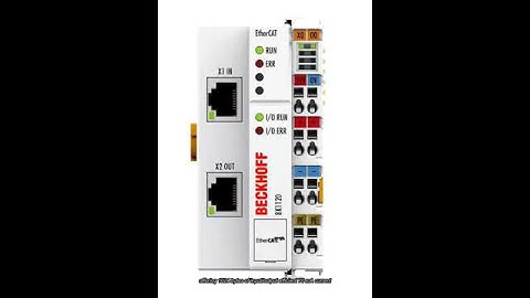 Beckhoff Technik Und Design Terminal Modules 2 RJ45 Bus Interface