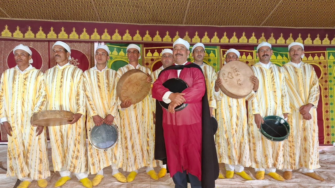 فرقة احيدوس تبروشت برئاسة المايسترو الكبير اتبرشت مهرجان الربيعي تبروشت إقليم ازيلال