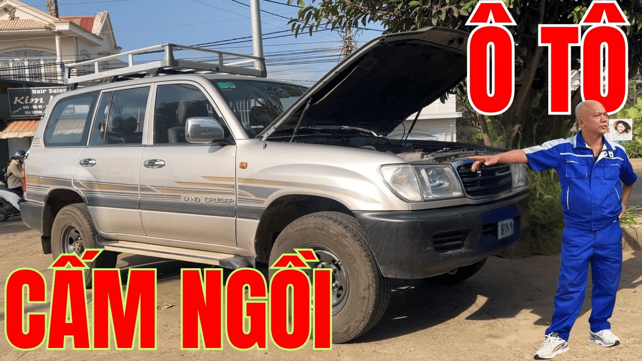 Chuyện Lạ : Xe ô tô Toyota Land Cruiser 7 chỗ nhưng ... CẤM NGỒI | Ô Tô Quang Chung Lâm Đồng