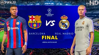 FIFA 23 - FC Barcelona vs Real Madrid - Mbappe vs Haaland | Champions League Final Match