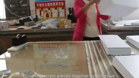 PVC display cosmetics display stand manufacturers a full set of production process