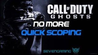 Call Of Duty Ghots No More Quick Scoping + reaction