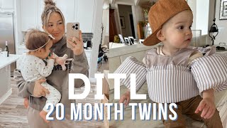 NORMAL TWIN DAY IN THE LIFE | 20 months | heather fern