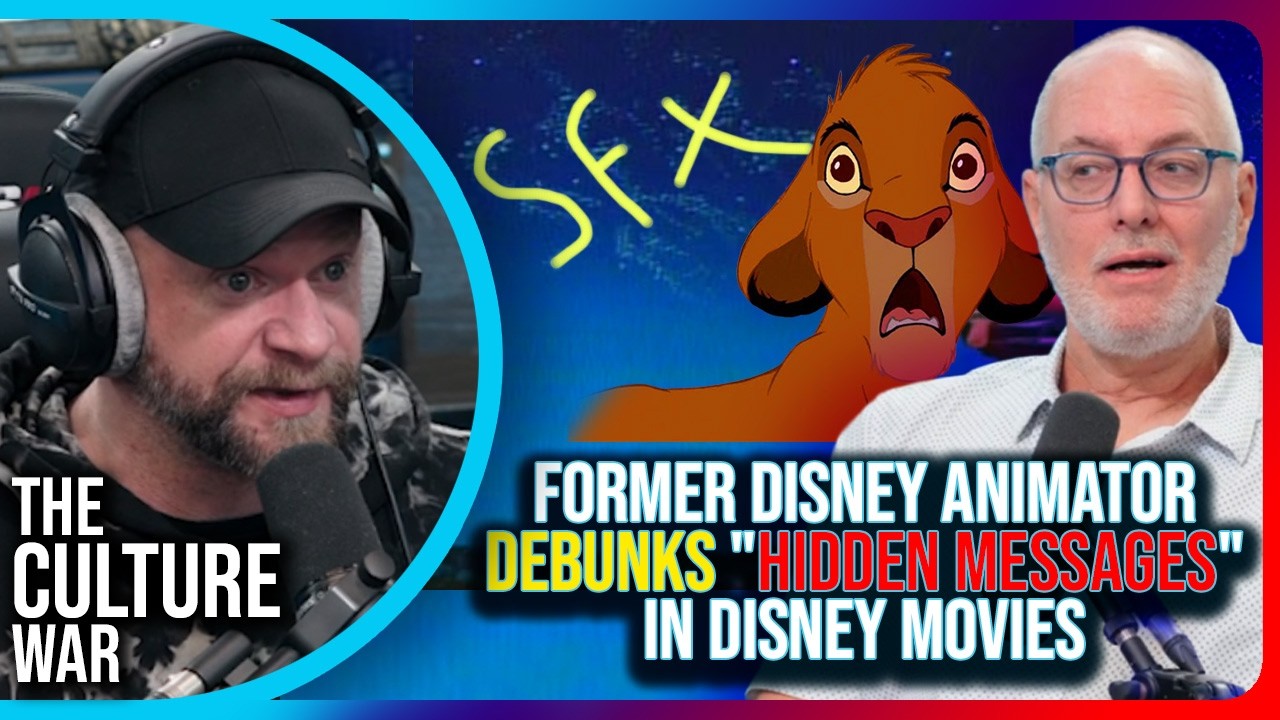 Tom Bancroft Debunks "Hidden Messages" In Disney Movies, Timcast Crew Shocked - YouTube