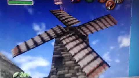 Oot Debug rom, turning all flags on the Event Editor menu makes the windmill do this.
